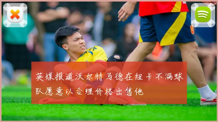 英媒报道沃尔特马德在纽卡不满球队愿意以合理价格出售他